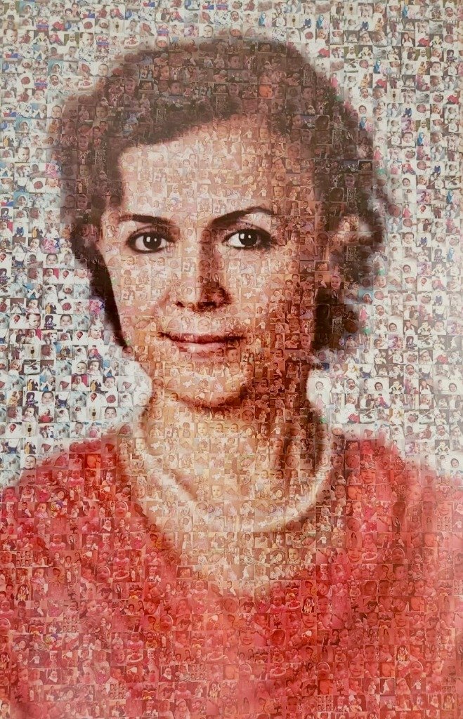 Op. Dr. Belgin Harzadın - Binlerce Bebek Fotoğrafından Oluşan Mozaik Portre